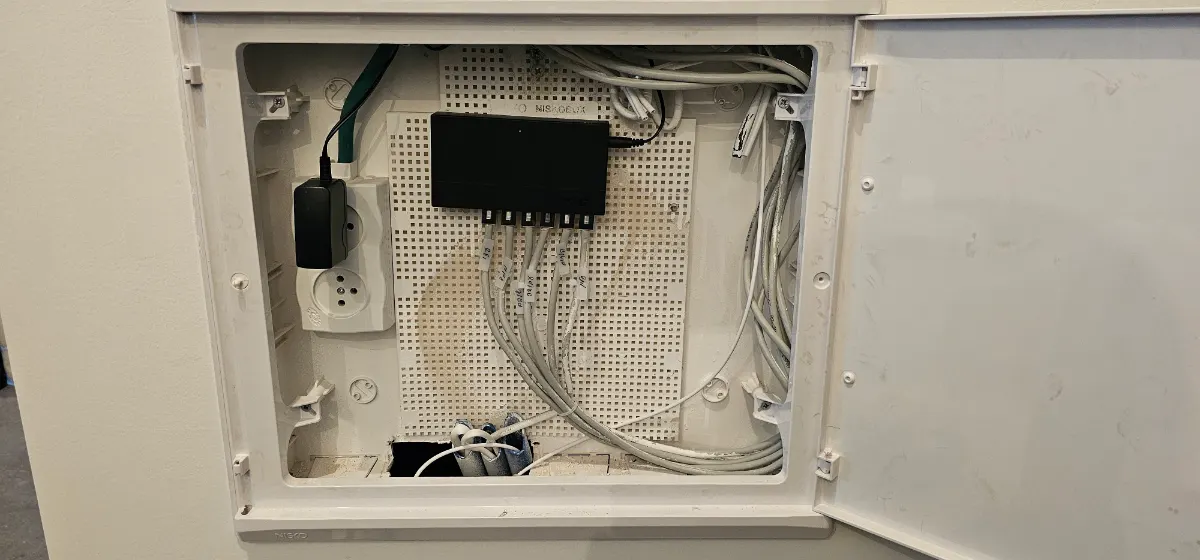 העברת כבלי רשת CAT6 בדירה בנס ציונה